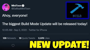 THE BIGGEST BUILD MODE UPDATE IS CONFIRMED BY MINITOON.. (Roblox Piggy)