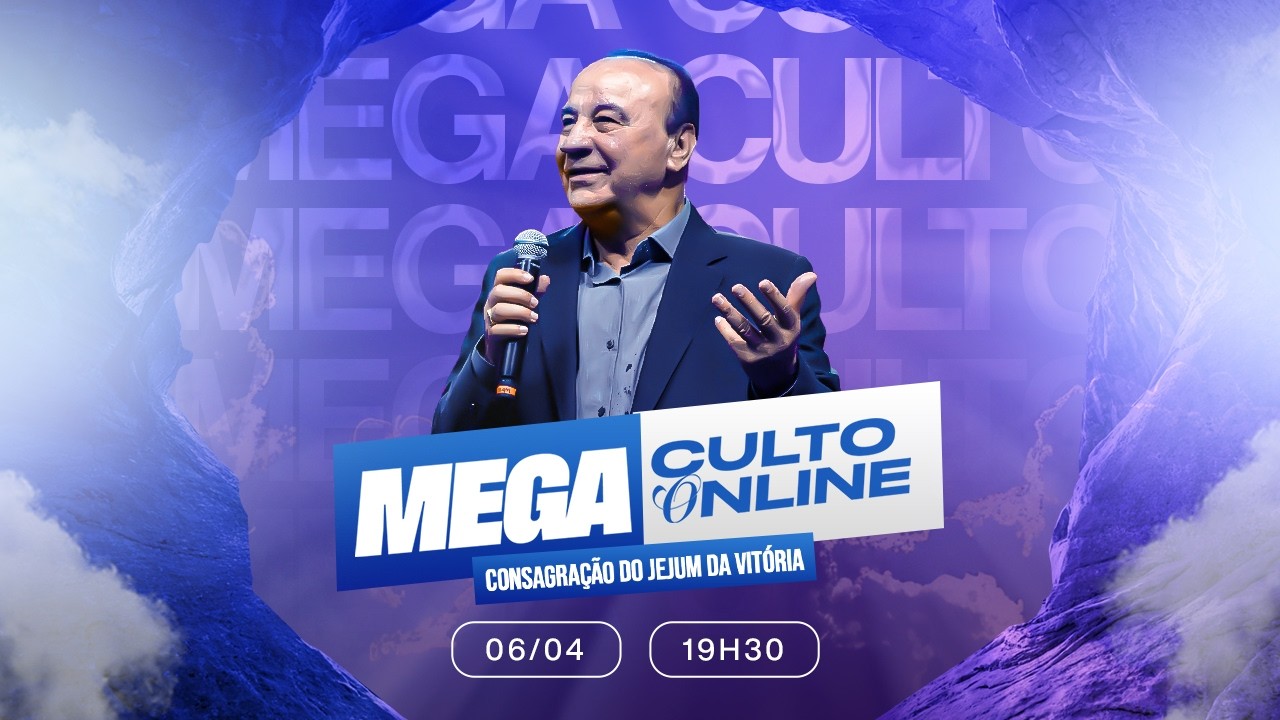 Mega Culto Online com Pr. Mario de Oliveira | Abril 2026