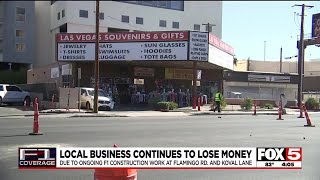 Las Vegas businesses feel impact of ongoing F1 construction