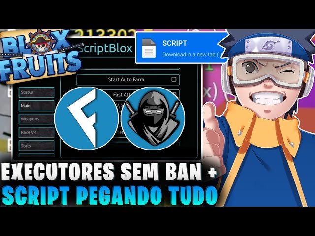 NOVA ATUALIZAÇÃO! 🔱 EXECUTOR e SCRIPT Atualizado BLOX FRUITS (CELULAR e PC)  Auto Farm Pegando Tudo 