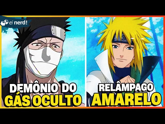 PERSONAGENS DE NARUTO COM TÍTULOS CASCA-GROSSA 