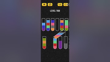 Water Sort Puzzle Level 1168 Walkthrough Solution Android/iOS 💦