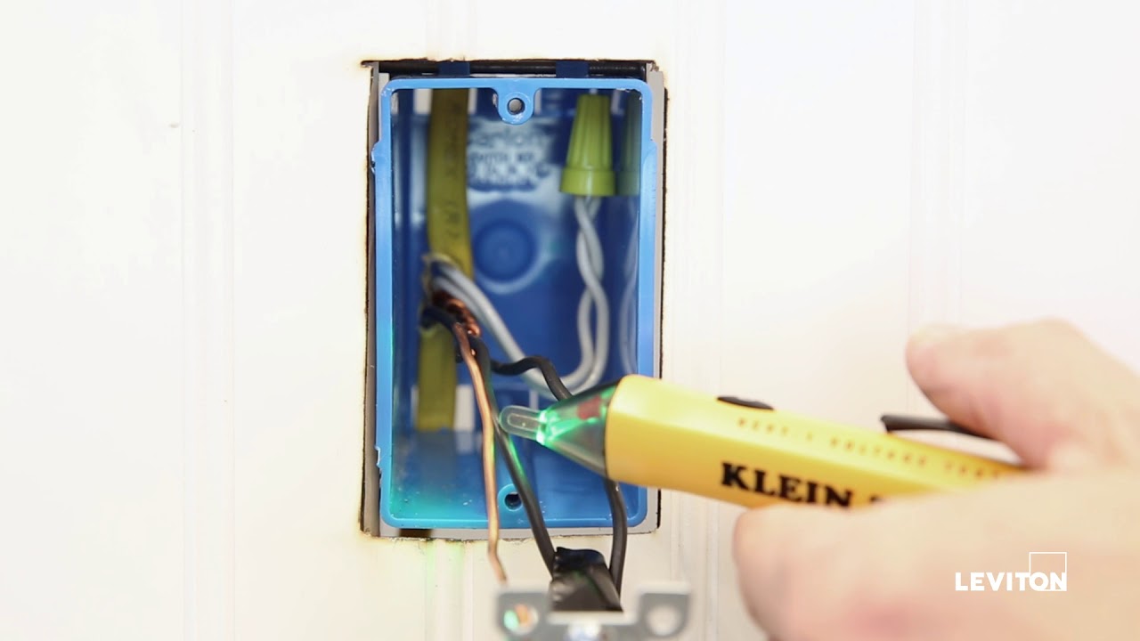 How To Identify A Neutral Wire Leviton Youtube
