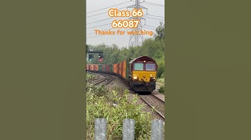 EWS livery class 66 freight train fully loaded with tones #trainspotting #trains #britishtrains
