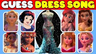 GUESS WHO'S SINGING ? | Guess The Disney Song By Dress? | DISNEY SONGS Quiz Challenge | Flash Quiz