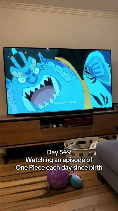 Watching an episode of One Piece each day since birth #onepiece #anime