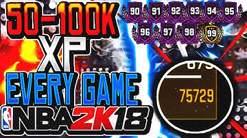 NBA 2K18•Fastest Reping Up Method !!100% GURANTEED 50-100K XP!!! [Inside Centers]