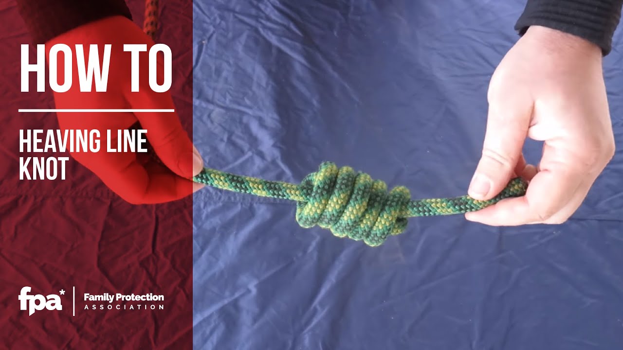 How to Heaving Line Knot Tutorial YouTube
