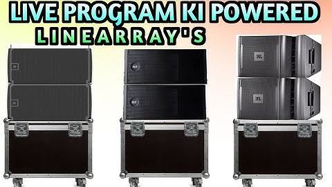 LIVE PROGRAM KI POWERED LINE ARRAYS PRICE AND DETAILS IN TELUGU