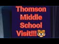 Meteorologist Alex Pry visits Thomson Middle School in Centerville!
