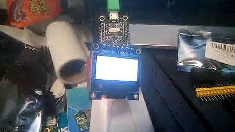 STM32duino OLED SSD1306 on black pill clone of maple mini