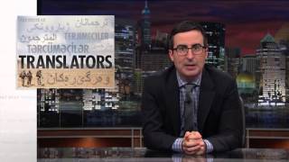 Machine Translations Are Bad. John Oliver - Last Week Tonight HBO (Translators)