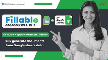Fillable sheet demo video - How does the Fillable Document for the sheet work?