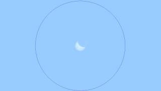 Simulation of Partial Solar Eclipse from Odessa Mart 20, 2015