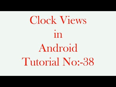 Clock in Android