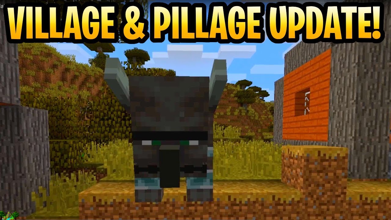 Minecraft Village Pillage Update Details Features 1 15 Release Date Minecon Earth 18 Youtube