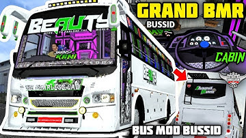 New GRAND BMR BUS MOD For Bus Simulator Indonesia | Free Mod | New Bus Mod For Bussid | #bussidmods