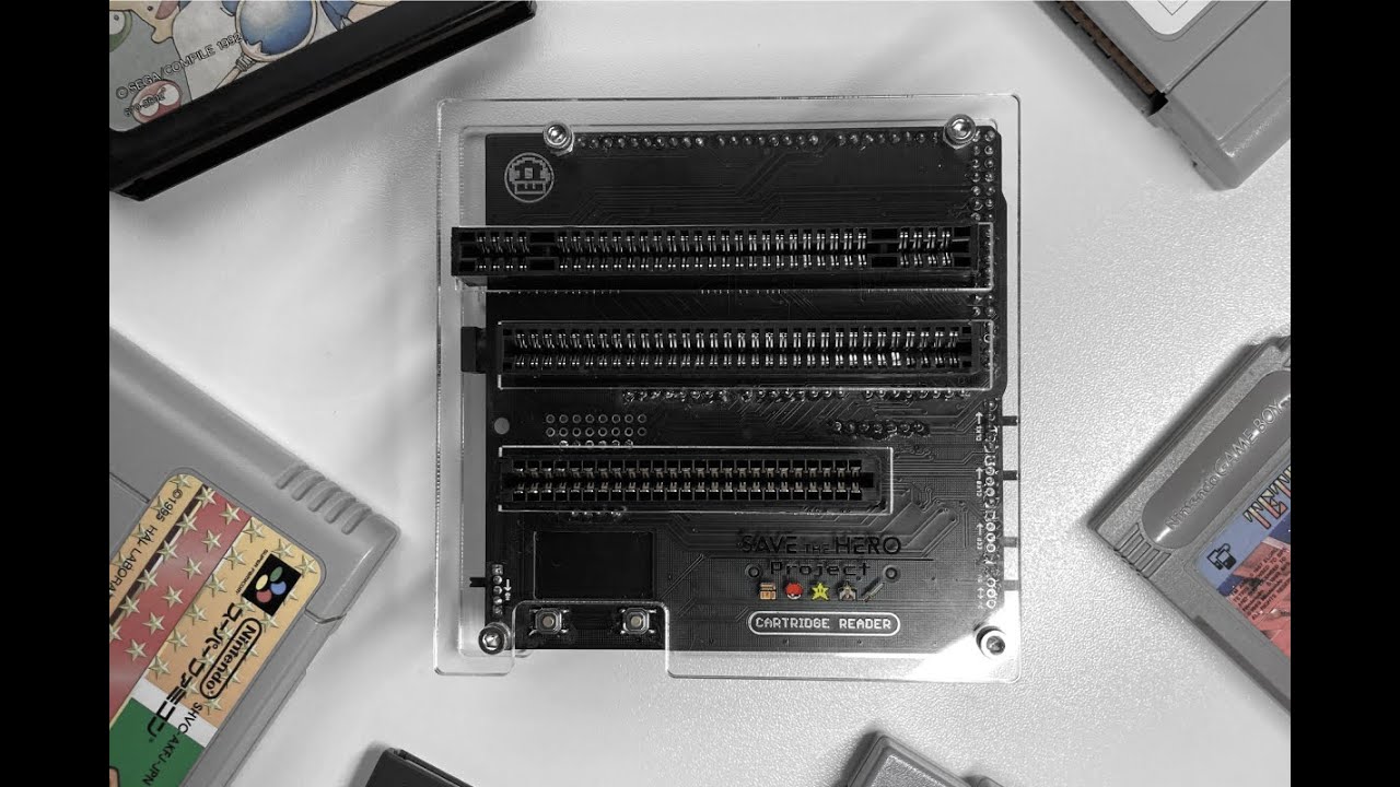 Save the hero project カードリッジリーダー Save the Hero project 】大事なゲームを守れ！Cartridge Reader