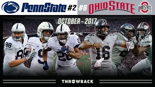 EPIC Rematch With CFB Playoff Spot On the Line! (#2 Penn State vs. #6 Ohio State 2017, October 28)