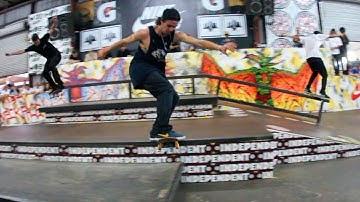 TJ ROGERS AMAZING SWITCH FRONTSIDE BIG SPIN NOSE SLIDE BIGGER SPIN OUT