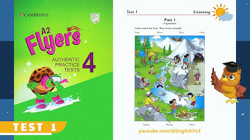 [ Flyers 4 - Test 1 ] Authentic Examination Papers | Listening Test 1 (Answer Key in description)