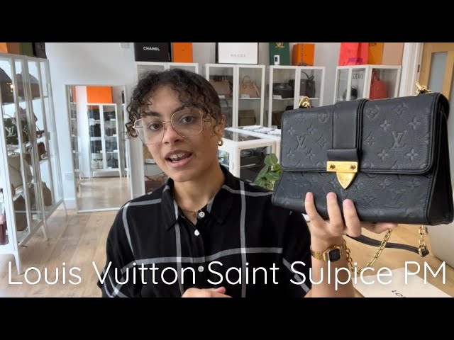 Saint Sulpice patent leather small bag