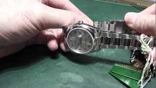 rolex datejust adjust time