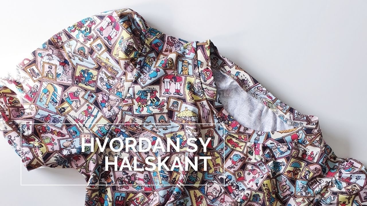 Hvordan sy halskant