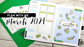 PLAN WITH ME || March 2024 Bullet Journal Setup