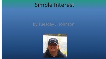 Finite Math - Simple Interest