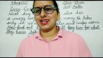 Class-3  Chapter-2  Topic- Lazy  Crazy  Shop