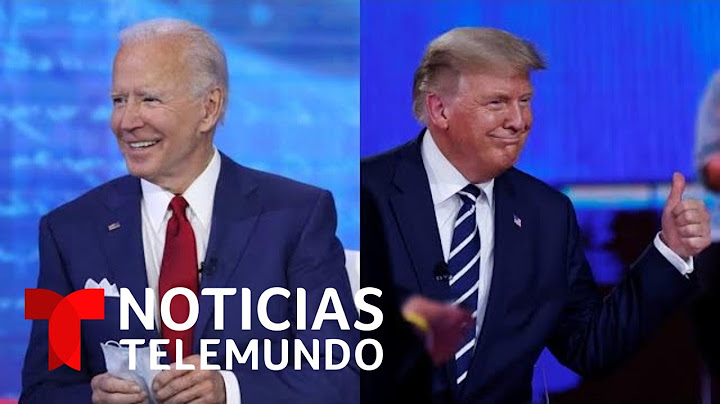 Trump o Biden: sin debate, eligen su propio escenario para responder preguntas | Noticias Telemundo