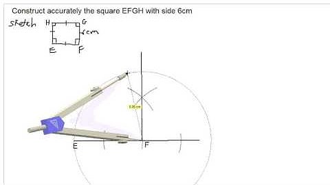 construct a square with ruler and compass