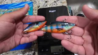 Original Bill Lewis Rat-L-trap vs Float-N-Trap Fishing Lure comparison