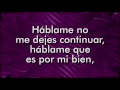 Dios hablame barak letra