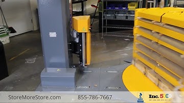 Ultra Low Profile Stretch Wrap Machine Pallet Truck