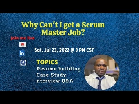 Why Can't I get a Scrum Master Job?