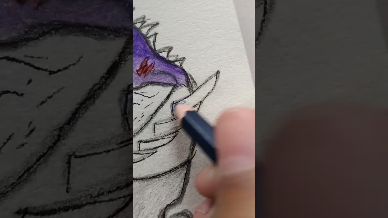 Drawing omega 09 from Jurassic world the game