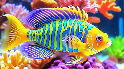 The Best 4K Aquarium - Dive Into The Mesmerizing Underwater Realm, Sea Jellyfish, Coral Reefs