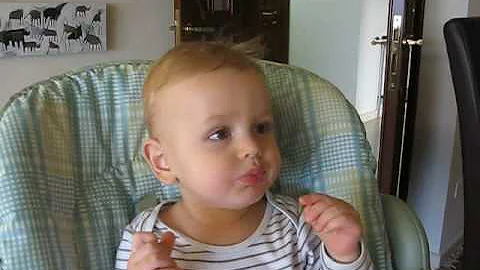 Sean eating
