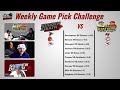 Bonus Team Up - Game Pick Challenge Who's Going To Win In Week 15