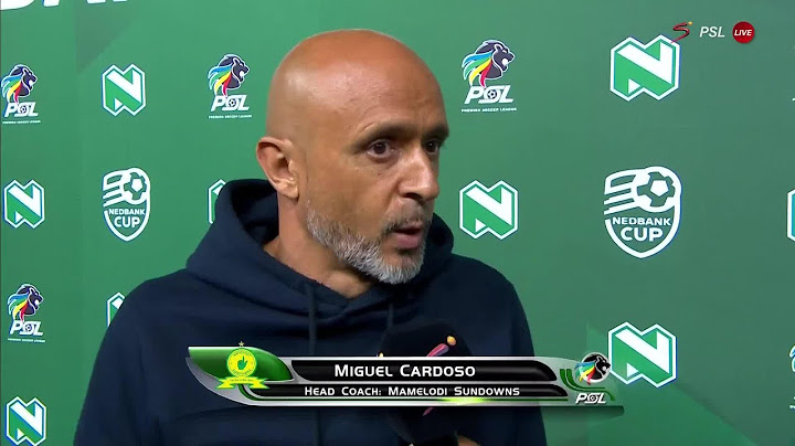It is what it is, we keep going - Cardoso | Mamelodi Sundowns v Kaizer Chiefs