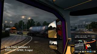 Руль SVEN GC-W900 в игре Euro Truck Simulator 2