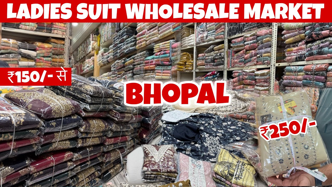 New Ladies Suit Collection Fancy & Boutique Designs ladies Suit wholesale market Bhopal Mp