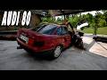 Restored a damaged AUDI 80 - BeamNG.Drive