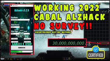 Cabal Alz Hack v5.2.9 Official 2022!! No Survey