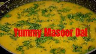 Easy And Simple Masoor dal in 20mins