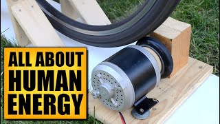 Bike generator - DIY Experiments #11 - All about human power