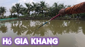 Đổi gió câu hồ dịch vụ Gia Khang ở cồn Khương, Cần Thơ 