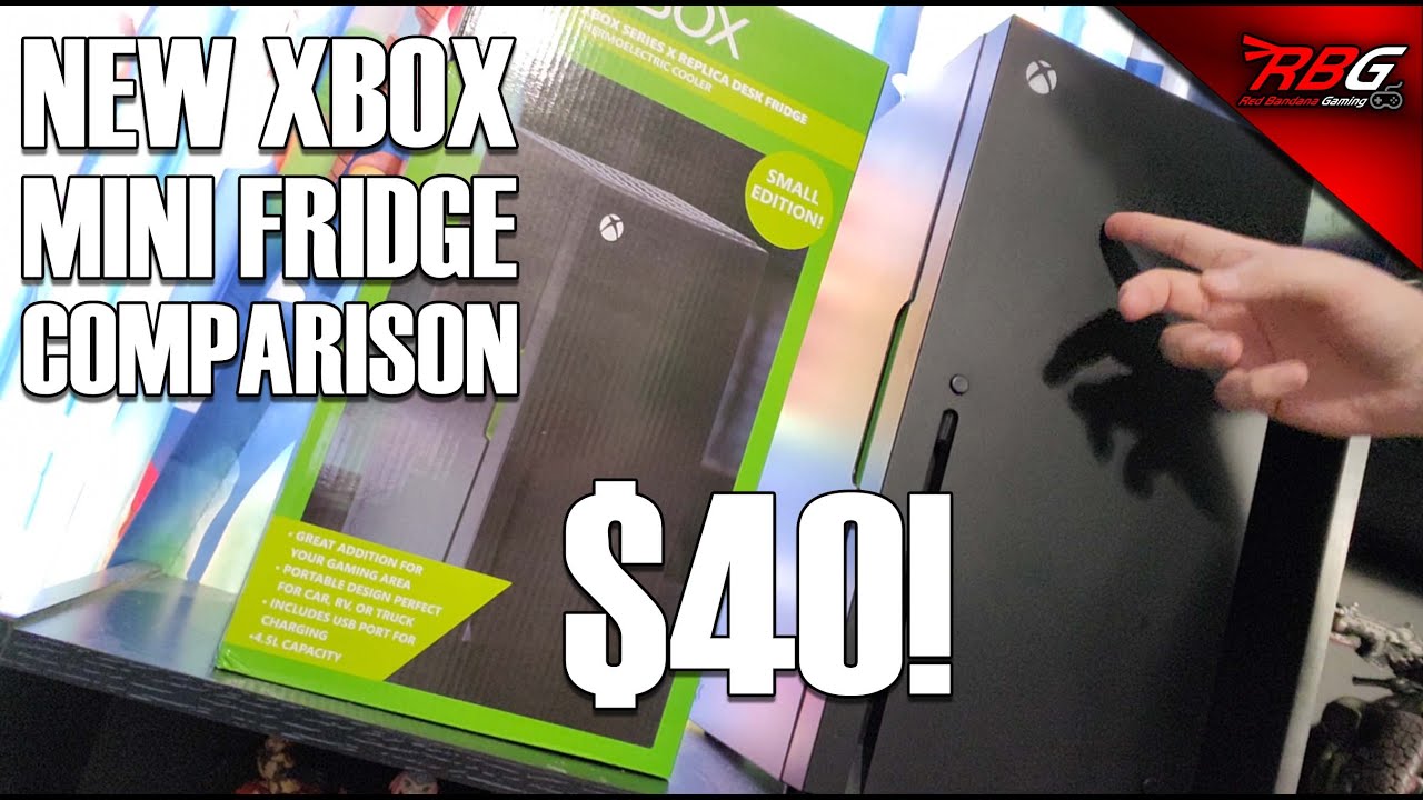 New Xbox Mini Fridge for $40!!! Setup & Comparison to Original Xbox Fridge  